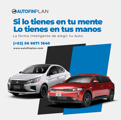Auto de alta gama en una ruta